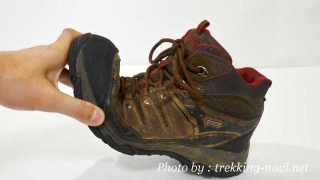 擦り減った靴底で危険な下山 登山靴購入記-2 | 登山初心者ナビ